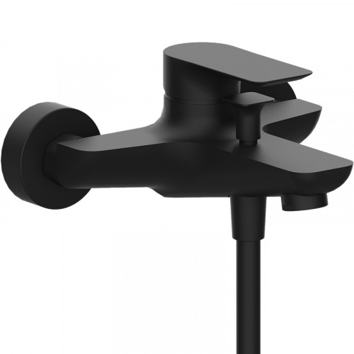 Смеситель для ванны Remer Infinity I05NO Черный матовый латунь на стену