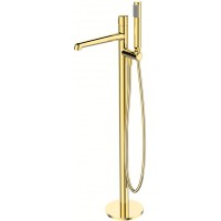 Смеситель для ванны BelBagno Uno UNO-FMT-ORO Золото латунь на пол