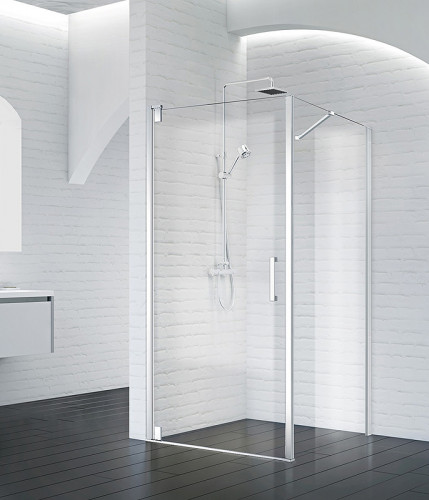 Душевой уголок BelBagno Marmi 80x80 MARMI-A-1-80-C-Cr профиль Хром стекло прозрачное