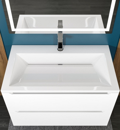 Раковина Uperwood Olivia 80 ROlivia80wg цвет Белый глянцевый