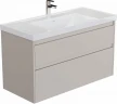 Тумба под раковину Aquanet Nova Lite 2.0 110 346328 подвесная цвет Бежевый
