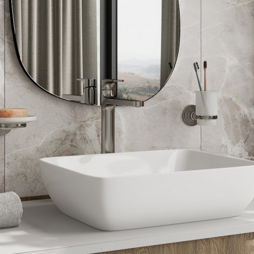 Смеситель для раковины WasserKRAFT Spree 1403H Никель латунь