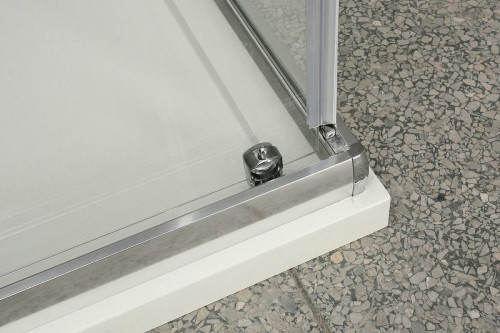 Душевой уголок BelBagno Unique 135х80 UNIQUE-AH-1-120/135-80-C-Cr профиль Хром стекло прозрачное