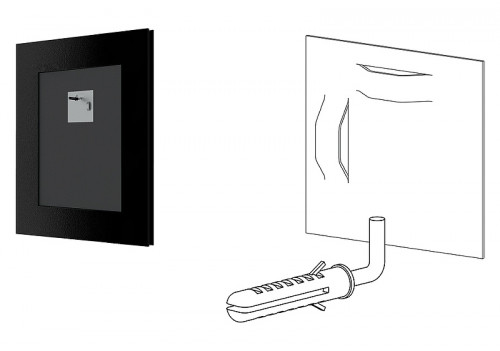 Зеркало Evoform Definite 47х37 BY 1342 в багетной раме - Мельхиор 41 мм