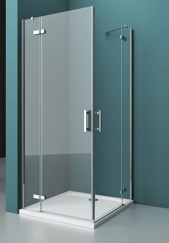 Душевой уголок BelBagno Kraft 120х100 KRAFT-AH-22-120/100-C-Cr-L профиль Хром стекло прозрачное
