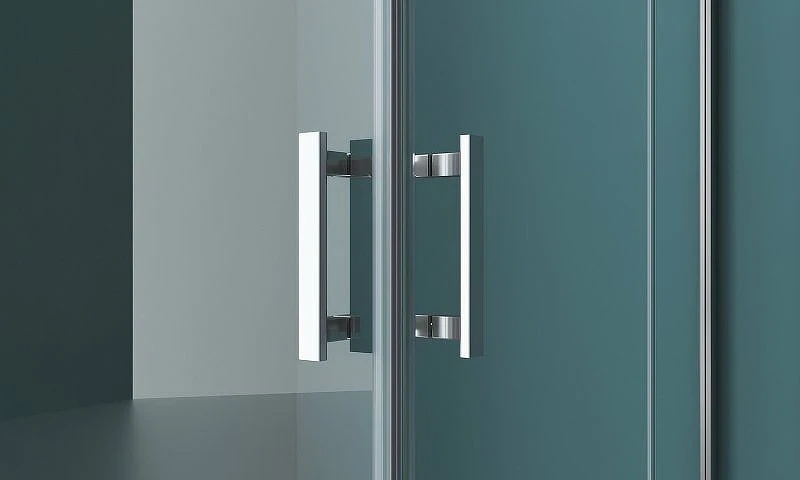 Душевой уголок BelBagno Kraft 120х100 KRAFT-AH-22-120/100-C-Cr-L профиль Хром стекло прозрачное