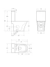 Унитаз-компакт BelBagno Acqua-Tor BB2801CP-TOR/SC цвет Белый без бачка с сиденьем Микролифт