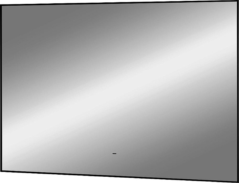 Зеркало DIWO Элиста 100 ЗЛП1738 с подсветкой цвет Черный с бесконтактным выключателем