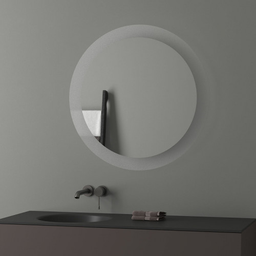 Зеркало Evoform Ledshine d80 BY 2525 с подсветкой 19.5 W - без выключателя - нейтральный белый свет стекло