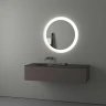 Зеркало Evoform Ledshine d80 BY 2525 с подсветкой 19.5 W - без выключателя - нейтральный белый свет стекло