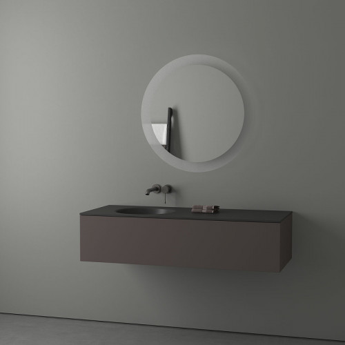 Зеркало Evoform Ledshine d80 BY 2525 с подсветкой 19.5 W - без выключателя - нейтральный белый свет стекло