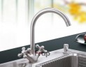 Смеситель для кухни Frap H19-5 F4019-5 Сатин силумин