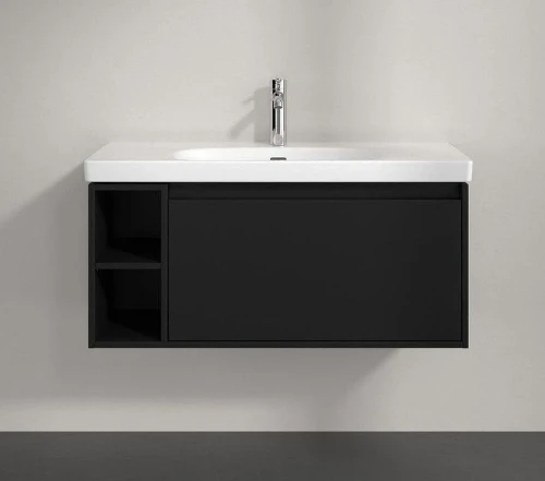 Тумба под раковину Villeroy&Boch Skyla 100 C79000VL подвесная цвет Черный матовый