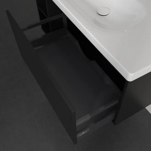 Тумба под раковину Villeroy&Boch Skyla 100 C79000VL подвесная цвет Черный матовый