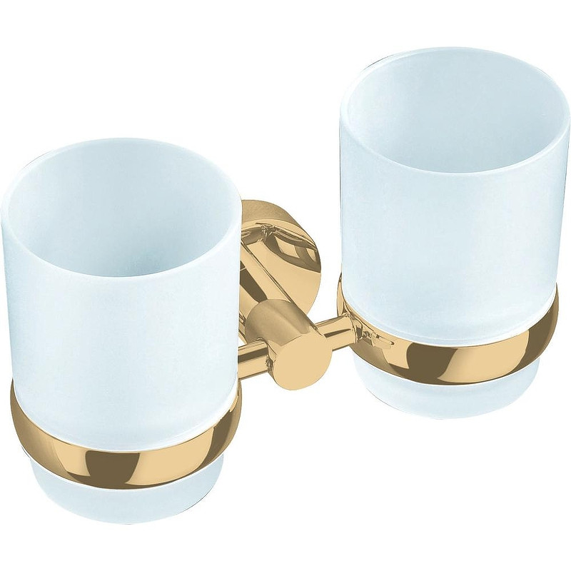 Стакан для зубных щеток Rav Slezak Colorado COA0202Z двойной цвет Золотистый