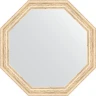 Зеркало Evoform Octagon 54х54 BY 3963 в багетной раме - Слоновая кость 51 мм