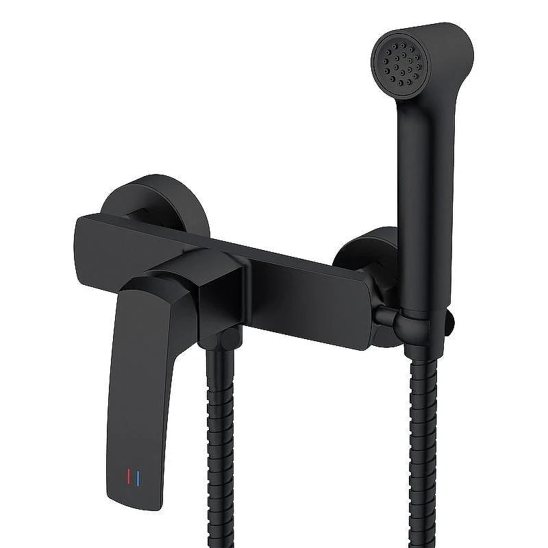 Гигиенический душ со смесителем Azario Conda AZ-K2511B цвет Черный матовый