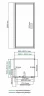 Душевой уголок WasserKRAFT Salm 90x80 27I20 профиль Хром стекло прозрачное