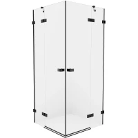 Душевой уголок New Trendy Avexa Black 80х90 EXK-1609 профиль Черный стекло прозрачное