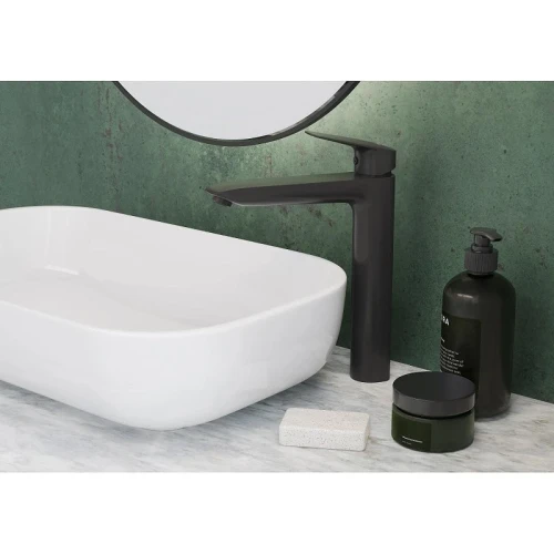 Смеситель для раковины Santek Таос WH5A04009N001 цвет Черный матовый