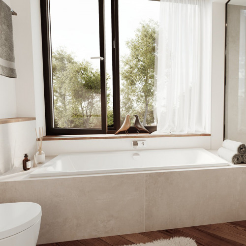 Стальная ванна Kaldewei Cayono Duo 725 180x80 272500013001 с покрытием Easy-clean