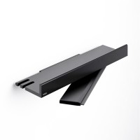 Металлическая полка Keuco Collection Reva 12859 370000 Черная матовая