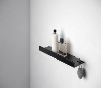 Металлическая полка Keuco Collection Reva 12859 370000 Черная матовая