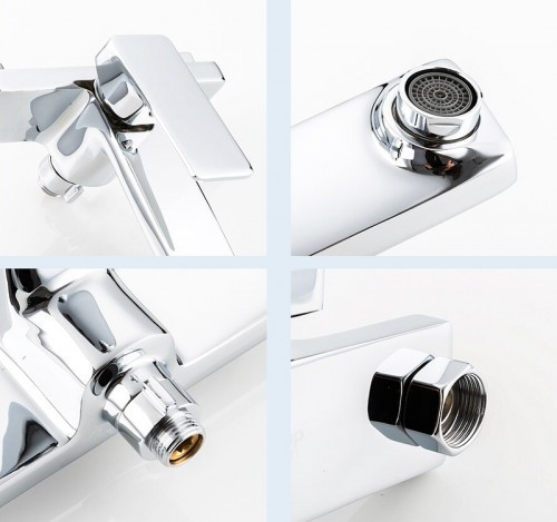 Смеситель для ванны Frap H46 F3246 Хром латунь на стену