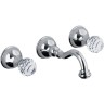 Смеситель для раковины Webert Karenina KA750404015 Хром встраиваемый