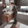 Ручной душ Hansgrohe Pulsify Select Activation EcoSmart 24101670 Черный матовый пластик