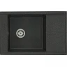 Кухонная мойка Aquaton Делия 78 1A715132DE210 Графит искусственный камень (литьевой мрамор) встраиваемый