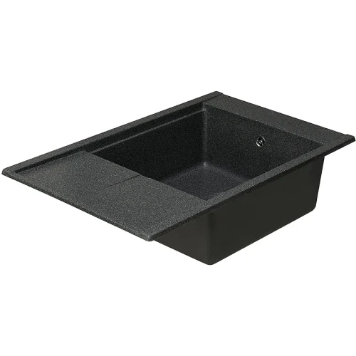 Кухонная мойка Aquaton Делия 78 1A715132DE210 Графит искусственный камень (литьевой мрамор) встраиваемый