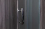 Душевой уголок Esbano ESR-8024 90x90 ESUGR8024 профиль Хром стекло рифленое
