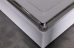 Душевой уголок Esbano ESR-8024 90x90 ESUGR8024 профиль Хром стекло рифленое