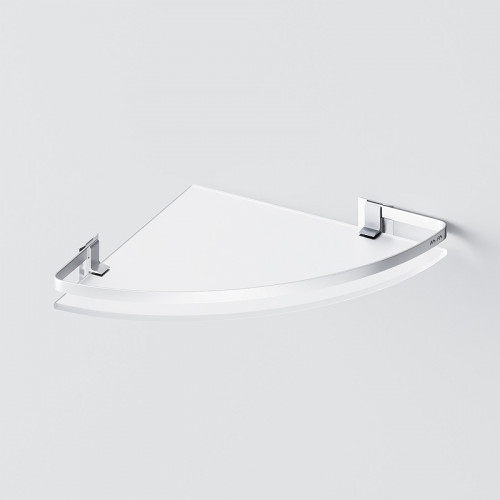 Стеклянная полка AM.PM Sense L A7456100 угловая Серебристая