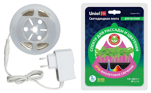 Комплект с лентой светодиодной для растений Uniel ULS-P77 UL-00006216
