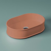 Раковина-чаша Artceram Atelier 60 ATL002 40 00 Tortora фарфор накладная