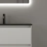 Тумба под раковину Sancos Cento 80 CN80W подвесная Белый глянец МДФ / ЛДСП