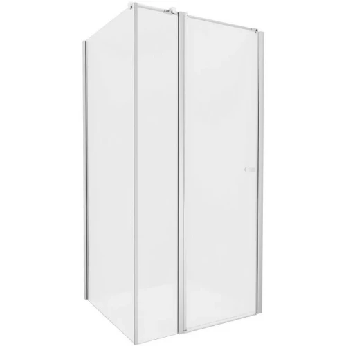 Душевой уголок New Trendy New Soleo Chrome 90x80 K-0716 профиль Хром стекло прозрачное