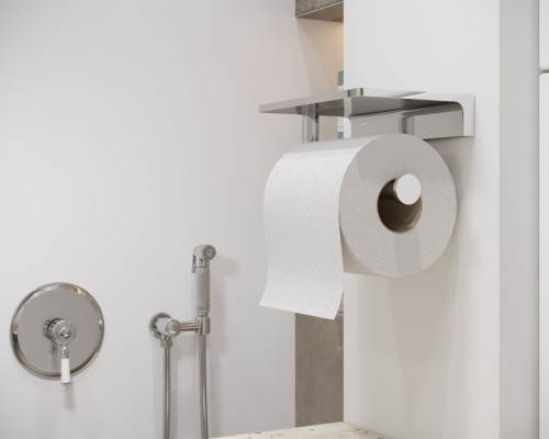 Гигиенический душ со смесителем Timo Arisa 5309/00SM Хром латунь на стену