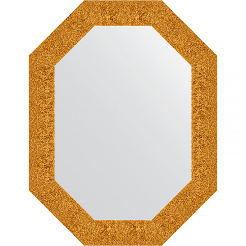 Зеркало Evoform Octagon 66x86 BY 7183 в багетной раме - Чеканка золотая 90 мм стекло