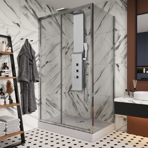 Душевая панель Ceruttispa Sella S CT8990 Серебро