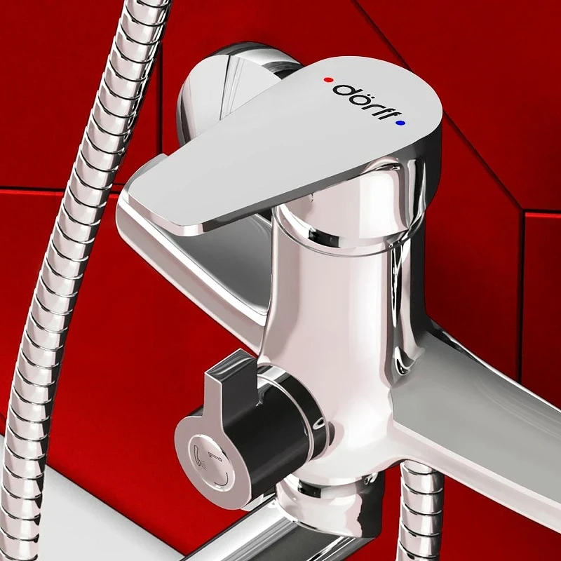 Смеситель для ванны Dorff Prime D4095000 цвет Хром