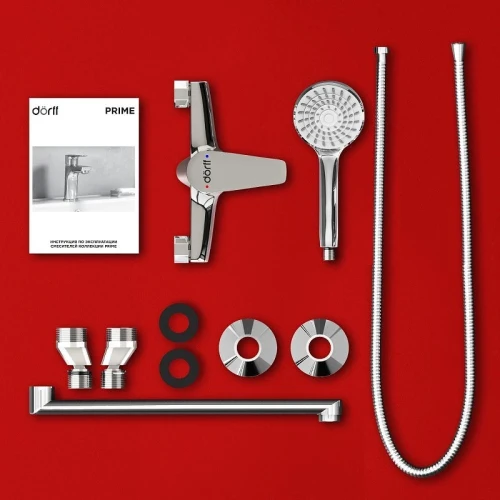 Смеситель для ванны Dorff Prime D4095000 цвет Хром
