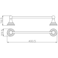 Полотенцедержатель Rav Slezak Morava MKA0701/40B Белый