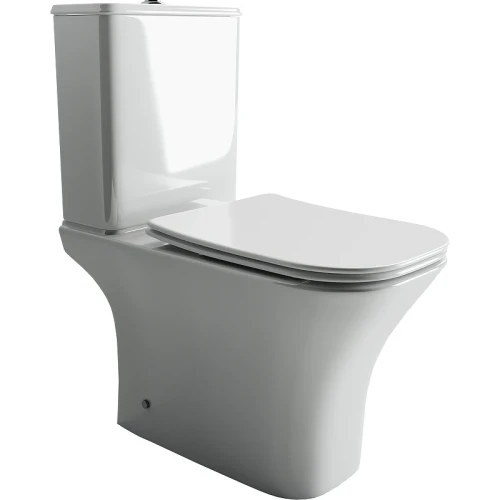 Унитаз компакт Ceramicanova Alfa CN9002 с бачком и сиденьем Микролифт