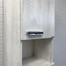 Шкаф пенал Comforty Никосия 35 00-00015953 подвесной Дуб белый