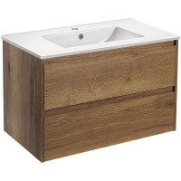 Тумба под раковину Vincea Gio 80 VMC-2G800TO подвесная T.Oak МДФ / ЛДСП