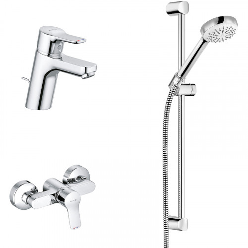 Комплект смесителей Kludi Pure Easy 378450565 Хром латунь