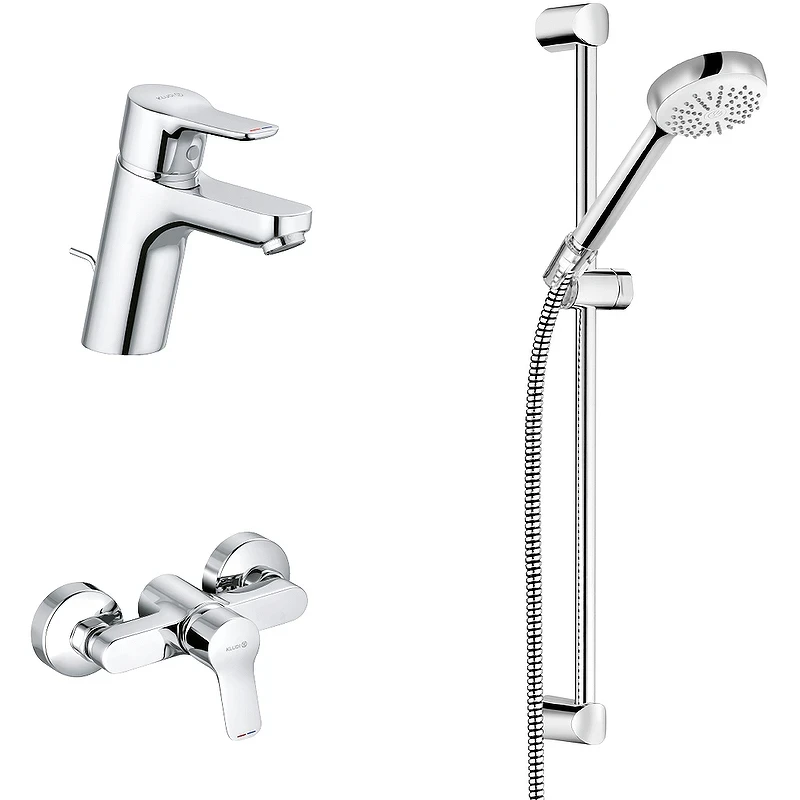 Комплект смесителей Kludi Pure Easy 378450565 Хром латунь